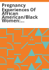 Pregnancy_experiences_of_African_American_Black_women