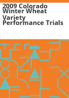 2009_Colorado_winter_wheat_variety_performance_trials
