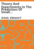 Theory_and_experiments_in_the_prediction_of_small_watershed_response
